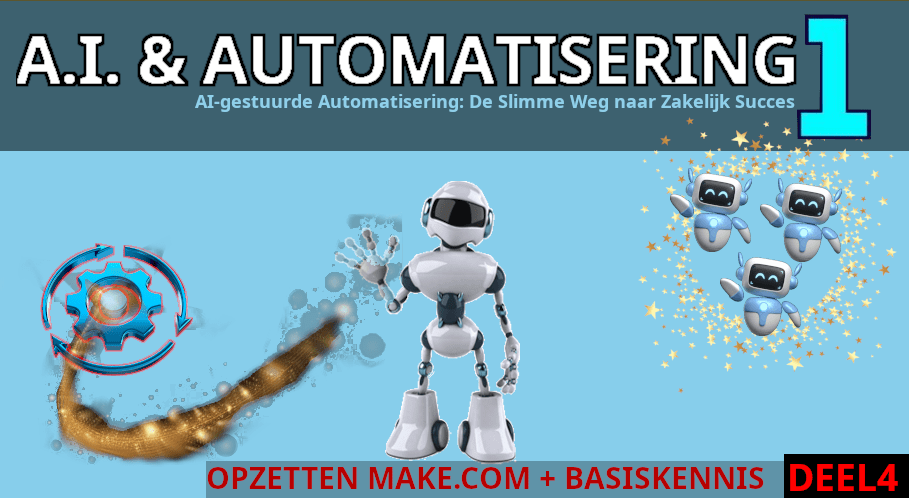 A.I. & Automatisering 1 – Deel 4, Opzetten make.com + basiskennis